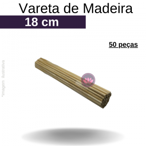 VARETAS 18 CM P/AROMATIZADOR 50 PÇS