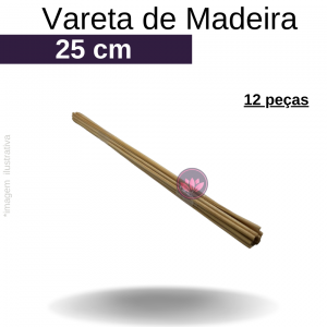 VARETAS 25 CM P/AROMATIZADOR 12 PÇS