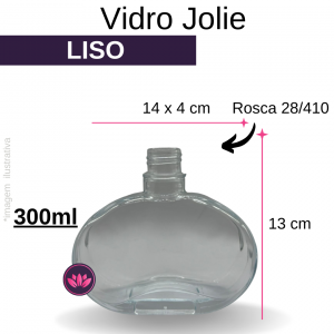 VIDRO JOLIE 300ML LISO B/28