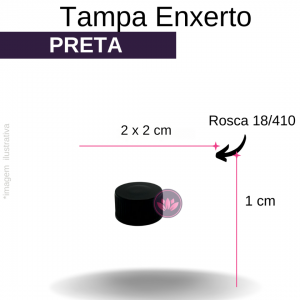 TP ENXERTO B/18/410 PRETA REF.1417MTZ/1975SS