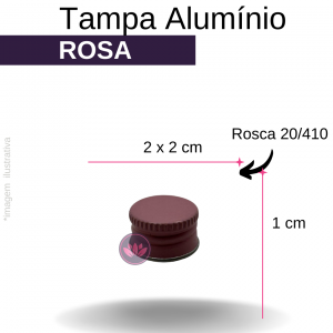 TP ALUMINIO B/20 ROSA REF.9928T/7122SS