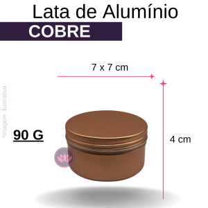 LATA ALUMINIO COBRE 90G