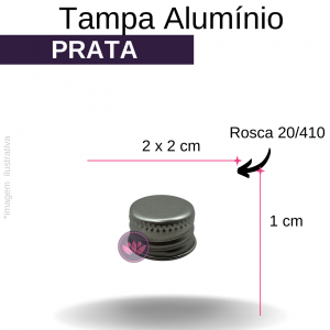 TP ALUMINIO B/20 PRATA REF.1930FMT/6377SS