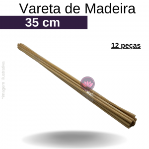 VARETAS 35 CM P/ AROMATIZADOR 12 PÇS VV