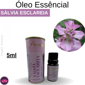 OLEO ESSENCIAL DE SALVIA ESCLAREIA 5 ML AROMALIFE