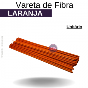 VARETA DE FIBRA 25 CM LARANJA