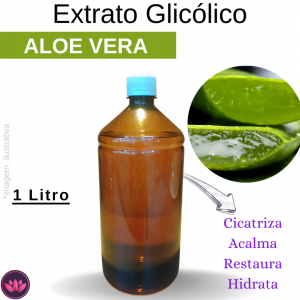 EXTRATO GLICOLICO DE ALOE VERA 1 LITRO