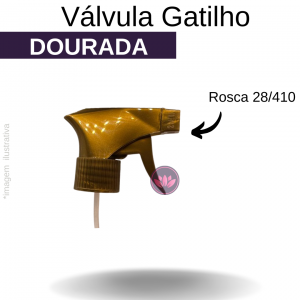 VALVULA GATILHO 28/410 DOURADA.