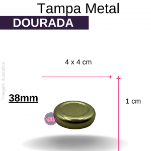 TP METAL 38MM DOURADA REF.2002SS/301DS/2002CH