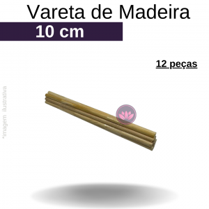 VARETAS 10 CM P/AROMATIZADOR 12 PÇS