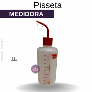 PISSETA PLASTICO 1000ML BICO CURVO