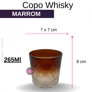 COPO MARROM 265ML