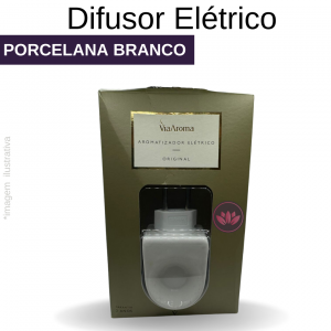 DIFUSOR ELÉTRICO PORCELANA ORIGINAL VIA AROMA