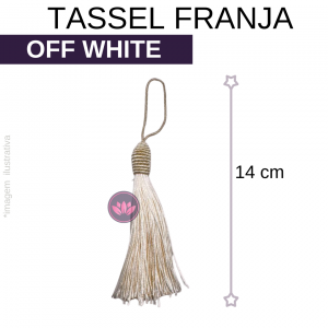 TASSEL FRANJA OFF WHITE