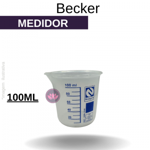 BECKER PLASTICO AZUL 100 ML REF.1235SS/1056T