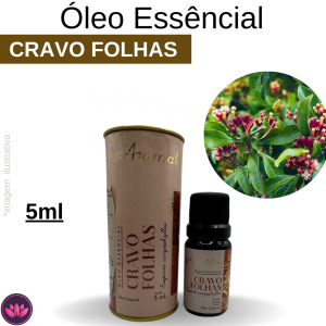 OLEO ESSENCIAL DE CRAVO FOLHAS 5 ML AROMALIFE