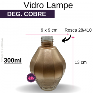 VIDRO LAMPE 300 ML DEG COBRE B/28 REF.4321NE