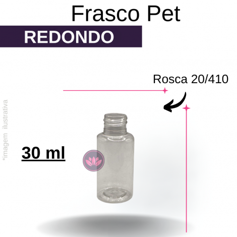 FRASCO PET 30 ML B/20/410 REDONDO