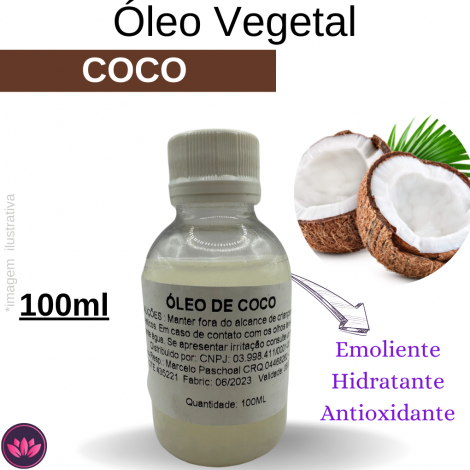 OLEO DE COCO EXTRA VIRGEM 100 ML REF.T