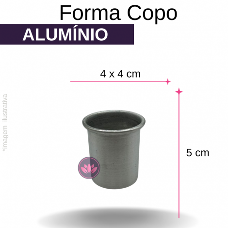 FORMA ALUMINIO COPO 4X5 REF.2710T