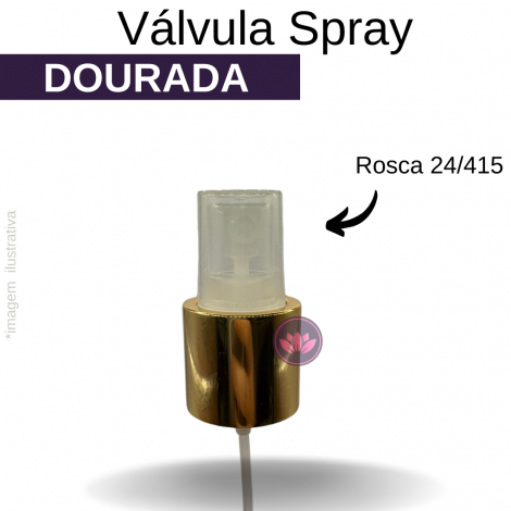 VALVULA B/24/415 SPRAY DOURADA/TRANSP REF.3246MTZ/131013MEGA