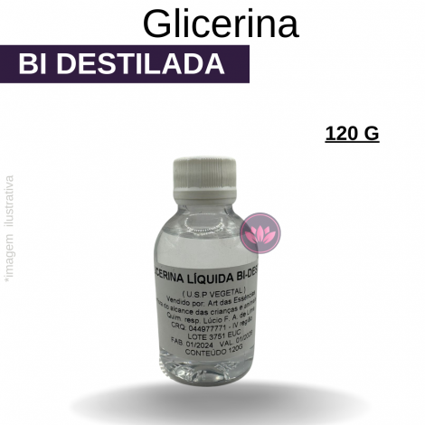 GLICERINA LIQUIDA BI DEST. 120 GRS