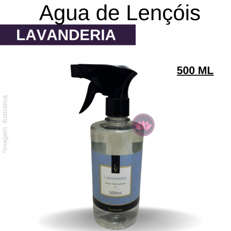 AGUA DE LENÇOIS VIA AROMA 500 ML LAVANDERIA