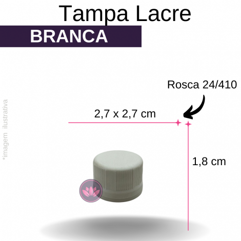 TP LACRE B/24 BRANCA REF.1410/2755FMT/3766FMT