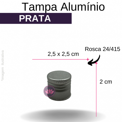 TP ALUMINIO B/24/415 PRATA REF.3835SS