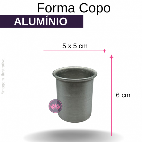 FORMA ALUMINIO COPO 5X6 REF.710SS/2703T