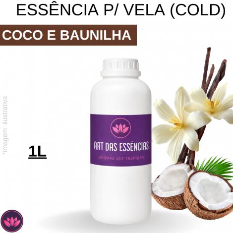 ESSÊNCIA COLD COCO E BAUNILHA 1 LITRO