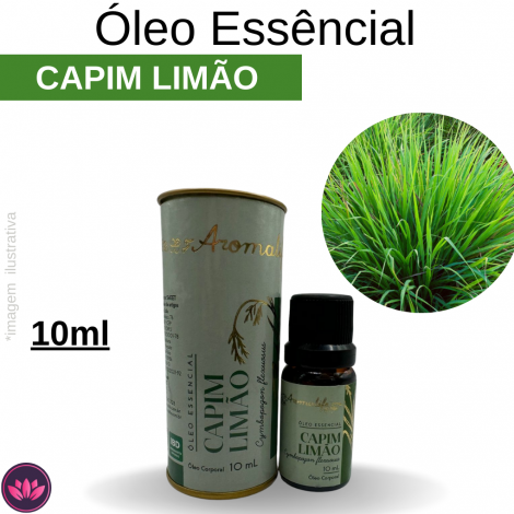 OLEO ESSENCIAL DE CAPIM LIMAO 10 ML AROMALIFE