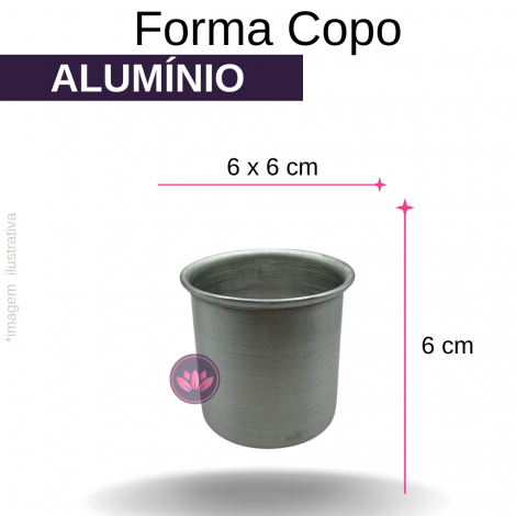 FORMA ALUMINIO COPO 6X6 REF.2715T