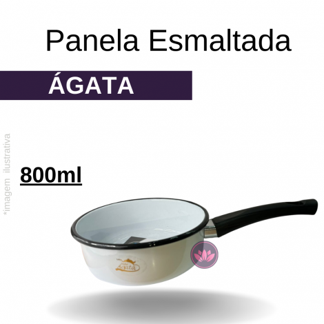 PANELA AGATA N16 CABO AÇO 800 ML REF.1687SS/8942T