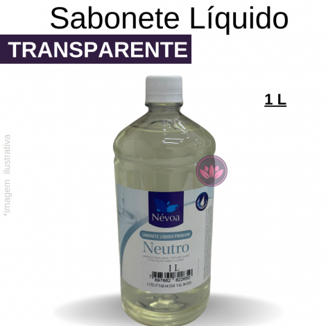 SABONETE LÍQUIDO NEVOA TRANSPARENTE 1 LT REF.481T