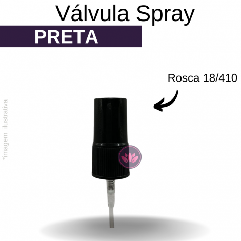 VALVULA B/18/410 SPRAY PRETA REF.803SS/17MTZ/137663MEGA/EMBAGE/5532CH