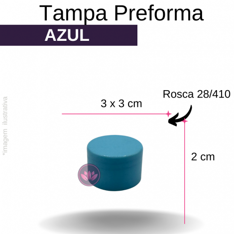 TP PREFORMA B/28 AZUL BEBÊ REF.5974SS/8134T/3917T