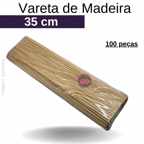 VARETAS 35 CM P/ AROMATIZADOR 100  PÇS VV 9763T/2967SS