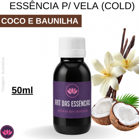 ESSÊNCIA COLD COCO E BAUNILHA 50 ML