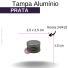 TP ALUMINIO B/24/410 PRATA REF.3283SS