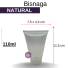 BISNAGA 110 ML NATURAL S/TP UNIDADE REF.3758SS