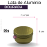 LATA ALUMINIO DOURADA 90G