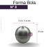 FORMA BOLA N 8 REF.2671T