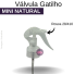 VALVULA MINI GATILHO 28/410 NATURAL