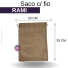 SACO RAMI 25X35CM C/ FITA