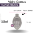 VIDRO GOMUS 320ML B/28 TRANSPARENTE.
