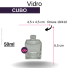 VIDRO CUBO 50 ML B/18