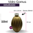 VIDRO GOMUS 320ML B/28 DOURADO