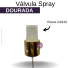 VALVULA B/24/415 SPRAY DOURADA/TRANSP REF.3246MTZ/131013MEGA