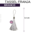 TASSEL FRANJA BRANCO